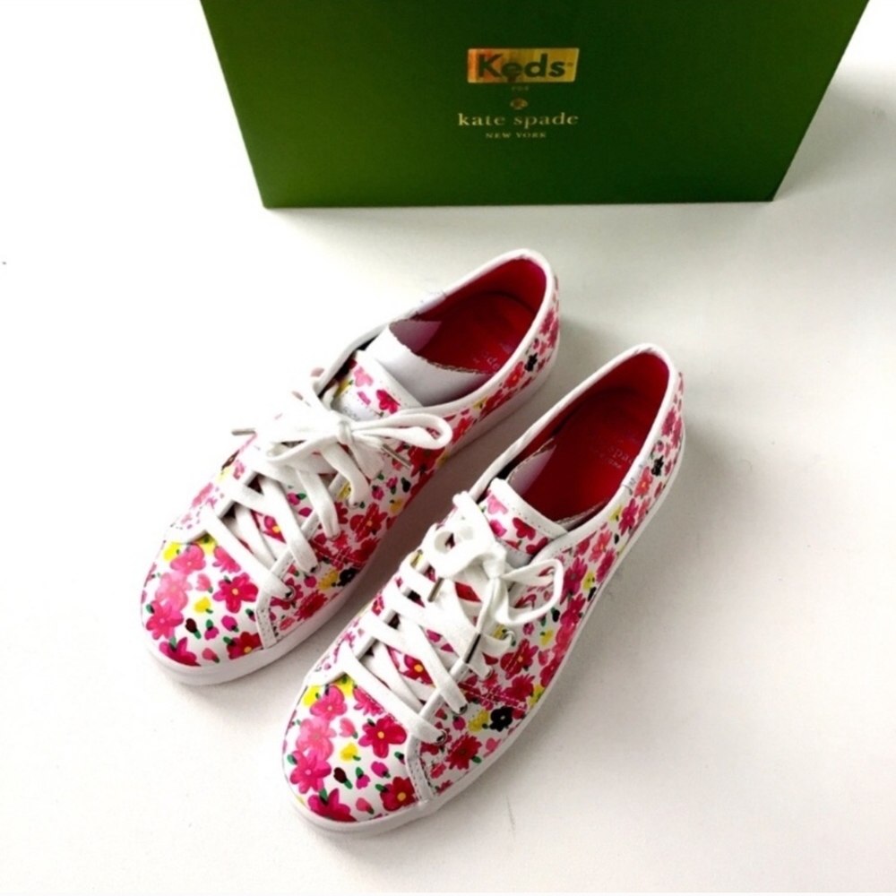 Kate Spade Floral Print Sneakers
